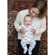 ruhaay Bebek Pamuk Uzun Kollu Mevsimlik Baskılı Zıbın