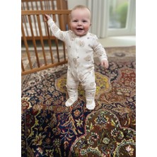 ruhaay Bebek Pamuk Uzun Kollu Mevsimlik Baskılı Zıbın