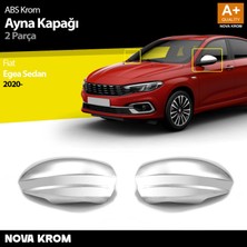 Nova Krom Fiat Egea Sd Abs Krom Ayna Kapağı 2 Prç. 2020 Üzeri