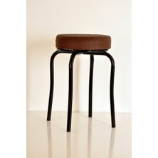 Berawond 10 Lu Kahverengi Siyah Profil Tabure Metal Tabure Kalın Tabure Mutfak Taburesi