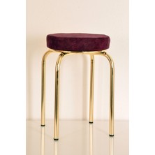 Berawond 6 Lı Mor Ninova Altın Ahtapot Tabure Mutfak Taburesi Demir Tabure