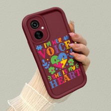 HONTINGA Tecno Camon 19 Neo ile Uyumlu Kılıfı Düşüme Önleyici Basitlik Anti Düşme Kamera Korumali Çiçek Bordo Desen Yumuşak Silikon Telefon Kılıfı Kadın ve Erkek Için Uygundur K2-7152