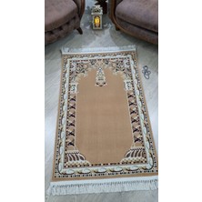 GÜLCEM HOME Safir Yün Tüşeli Akrilik Dokuma Kalın Halı Seccade Namazlık 80X120