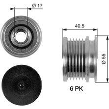 Ina Alternatör Cırcır Kasnağı Çıkıntısız Sprinter W901 W903 W906 Euro3 Euro4