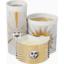 Fornasetti Nel Mentre 3’lü Kokulu Mum Seti Altın Detaylı Italyan Tasarım