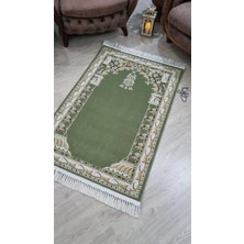 GÜLCEM HOME Safir Yün Tüşeli Akrilik Dokuma Kalın Halı Seccade Namazlık 80X120