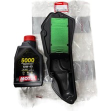 Şafak Motosiklet Honda Pcx 125 Hava Filtresi Orjinal Motul 5000 2021-2025 Model Uyumlu