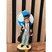 Erkek Mezuniyet Hediyesi Diploma Biblo Avukat  Hakim  Savcı  Öğretmen  Doktor Dekoratif Erkek Biblo