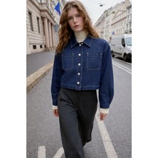Kısa Denim Gömlek