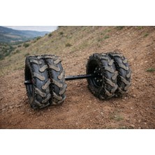 Dalaz, Fırtna FTN310 Çapa Makinası Uyumlu 4x4 Lastik Takımı 400X8 Çapa Lastigi Teker