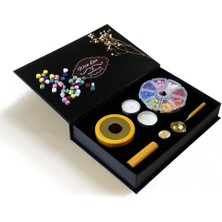 Mühürcüm Sanat Temalı Mum Mührü Seti Sarı 1