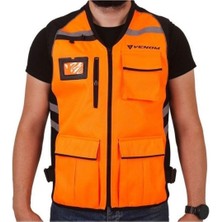 Venom Turuncu Reflektif Yelek