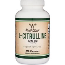 Double Wood L-Citrulline -  1200 Mg 210 Caps.