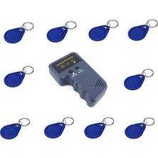 Temiz Pazar 125KHZ Rfıd Kart Anahtarlık ve Göstergeç Kopyalama Cihazı +10 Adet Yazlabilir Anahtarlık