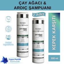 Elysian Essence Çay Ağacı & Ardıç Şampuanı 2 Adet | Copper Peptidli Kepek Karşıtı Saç Bakımı 300 ml