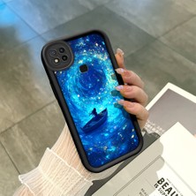 HONTINGA Xiaomi Redmi 9c ile Uyumlu Kılıfı Düşüme Önleyici Basitlik Anti Düşme Kamera Korumali Denizdeki Küçük Tekne Desen Yumuşak Silikon Telefon Kılıfı Kadın ve Erkek Için Uygundur K2-0256