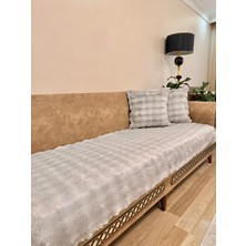 Kalın Peluş Koltuk Örtüsü 3lü Koltuk Için 80X200 Ölçü