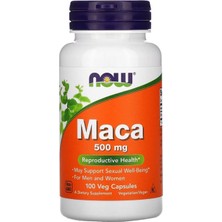 Now Foods Maca 500 Mg 100 Caps.