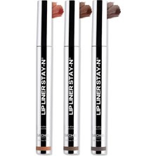Sacheu Lip Liner Stay-N Soyulabilir Uzun Süre Kalıcı Dudak Çizgisi Belirginleştirici 3'lü Set