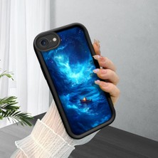 HONTINGA iPhone 8 ile Uyumlu Kılıfı Düşüme Önleyici Basitlik Anti Düşme Kamera Korumali Denizdeki Küçük Tekne Desen Yumuşak Silikon Telefon Kılıfı Kadın ve Erkek Için Uygundur K2-0256