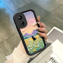 HONTINGA Poco C65 ile Uyumlu Kılıfı Düşüme Önleyici Basitlik Anti Düşme Kamera Korumali Çiçeklerdeki Kedi Desen Yumuşak Silikon Telefon Kılıfı Kadın ve Erkek Için Uygundur K2-0254