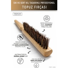 Organiflex Topuz Fırçası Profesyonel Isıya Dayanıklı Premium Dupont Fırça