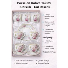 Cvs 6 Kişilik 12 Parça Çay Nescafe Fincan Takımı - Dn 41113