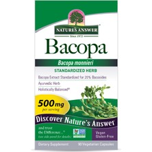 Natures Answer Bacopa  500 Mg 90 Caps.