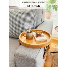 Penthouse Koltuk Kenarı Sehpası Yan Kolçak Sehpası Servis Tepsisi