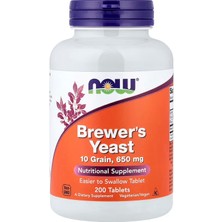 Now Foods Brewer\'s Yeast 10 Grain 650 Mg 200 Tablet