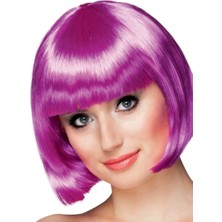 Magicool Mor Renk Parti Peruğu Küt Saç