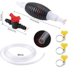 Gaman Araba Araç Otomobil Benzin Mazot Su Pompası Yakıt Transfer Ikmal Aktarma Plastik Pompa ( Akvaryum Suyu Boşaltma Pompası)