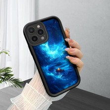 HONTINGA iPhone 16 Pro Max ile Uyumlu Kılıfı Düşüme Önleyici Basitlik Anti Düşme Kamera Korumali Denizdeki Küçük Tekne Desen Yumuşak Silikon Telefon Kılıfı Kadın ve Erkek Için Uygundur K2-0256