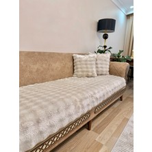Kalın Peluş Koltuk Örtüsü 3lü Koltuk Için 80X200 Ölçü