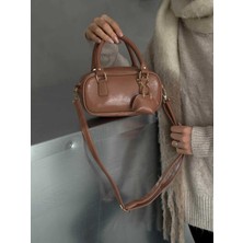 Kadın Handley Model Mini Cüzdan Hediyeli Çapraz El ve Omuz Çantası
