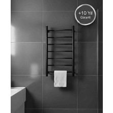 Diva 500X800MM Paslanmaz Çelik Havlupan Siyah Lakos Serisi