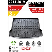 Raxon Mercedes Gla 2014–2019 Bagaj Havuzu 3D Özel Kalıp Su Geçirmez Kaymaz