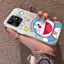HONTINGA Realme Note 50 ile Uyumlu Kılıfı Silikon Kenar Sert Arka Düşüme Önleyici Basitlik Anti Düşme Kamera Korumali Doraemon Desen Telefon Kılıf Kadın ve Erkek Için Uygundur K1-0577