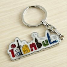 Marsilyan Istanbul Yazılı Metal Anahtarlık