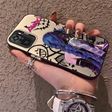 HONTINGA Xiaomi Redmi Note 10S ile Uyumlu Kılıfı Silikon Kenar Sert Arka Düşüme Önleyici Basitlik Anti Düşme Kamera Korumali Ninja Desen Telefon Kılıf Kadın ve Erkek Için Uygundur K1-0586