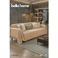 Bella Home Fırça Desenli Polar Koltuk Örtüsü – Yumuşak Dokulu, Sıcak Tutan, Modern Tasarım