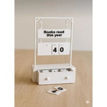 Esa Gaming Kitap Okuma Sayacı | Okuma Motivasyon Aparatı | Dekoratif Kitaplık Aksesuarı Okur Hediyesi