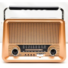 Radyo Nostalji Şarjlı Pilli Bt USB Sd Everton RT-756