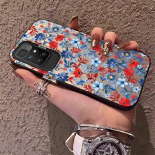 HONTINGA Xiaomi Redmi 10 ile Uyumlu Kılıfı Silikon Kenar Sert Arka Düşüme Önleyici Basitlik Anti Düşme Kamera Korumali Çiçek Dalları Desen Telefon Kılıf Kadın ve Erkek Için Uygundur K1-0578
