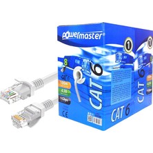 Temiz Pazar 23 Awg 100 Metre Cat6 Kablo (Konnektörsüz Sadece Kablo)