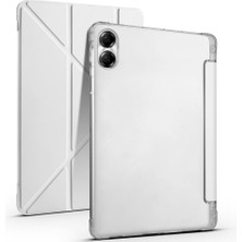Maks Technology Huawei Honor Pad X9 11.5' Kılıf Mkst Tri Folding Kalem Bölmeli Standlı Kılıf - Gri