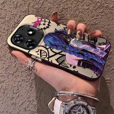 HONTINGA Tecno Spark 10 Pro 4g ile Uyumlu Kılıfı Silikon Kenar Sert Arka Düşüme Önleyici Basitlik Anti Düşme Kamera Korumali Ninja Desen Telefon Kılıf Kadın ve Erkek Için Uygundur K1-0586