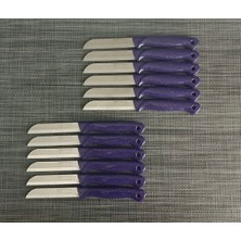 Solingen 12'li Simli Delikli Meyve Bıçağı (Mor)