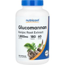 Nutricost Glucomannan 600 Mg 180 Caps.