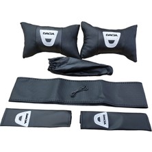 Dacia Uyumlu Deri Araç İçi Konfor Seti (5 Parça)